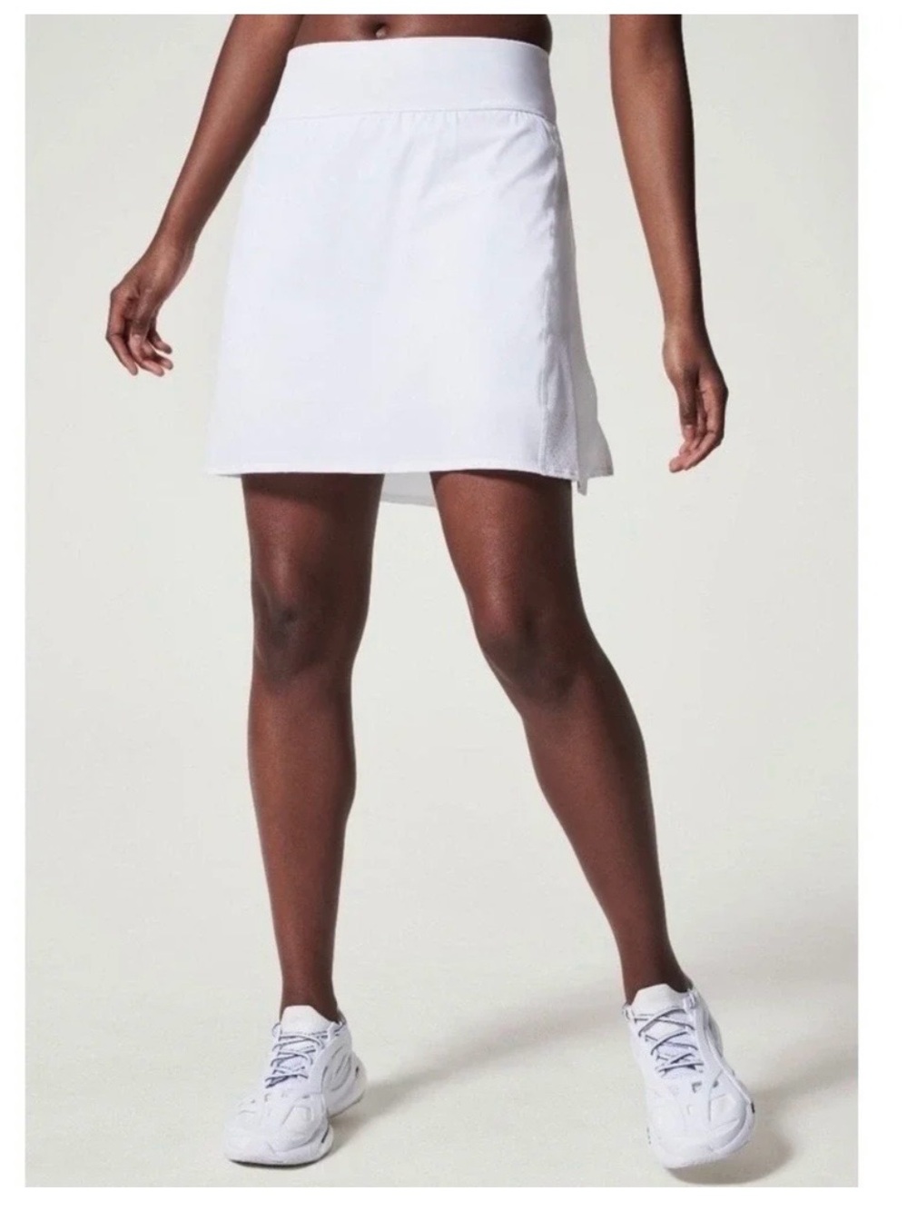 NWT SPANX White Preppy Sport Skort with Built-in Shorts - Small